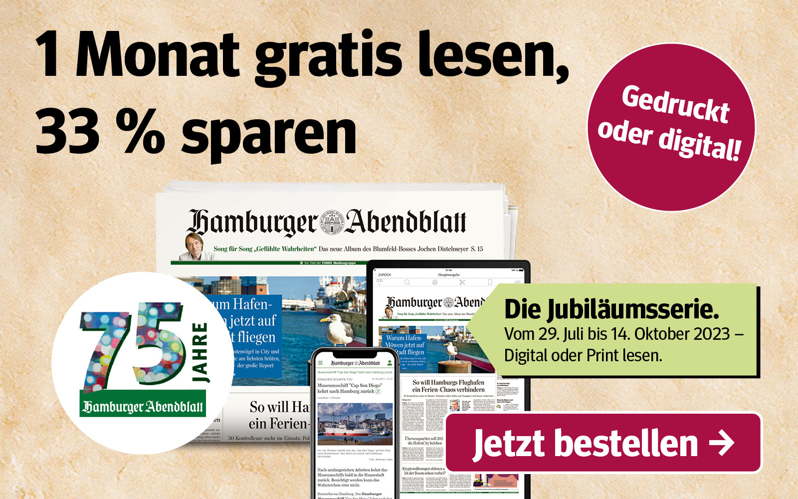 Hamburger Abendblatt Gedruckte Zeitung Jetzt Abonnieren Aboshop